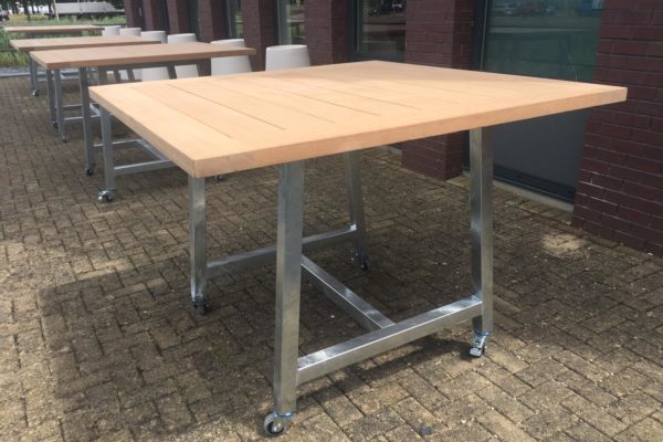 bar tafel hardhout