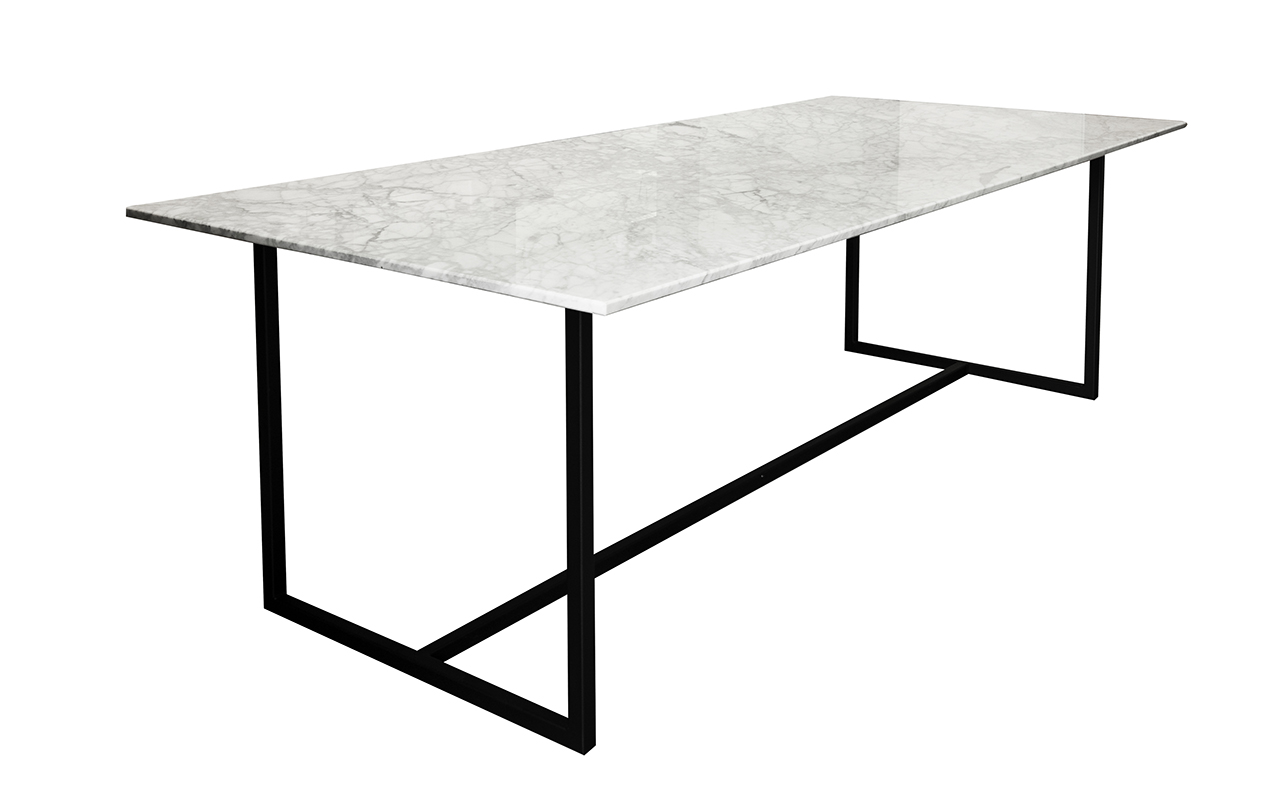 knuffel Charmant veeg Carrara Bianco marmeren tafel Livorno - Ardworks